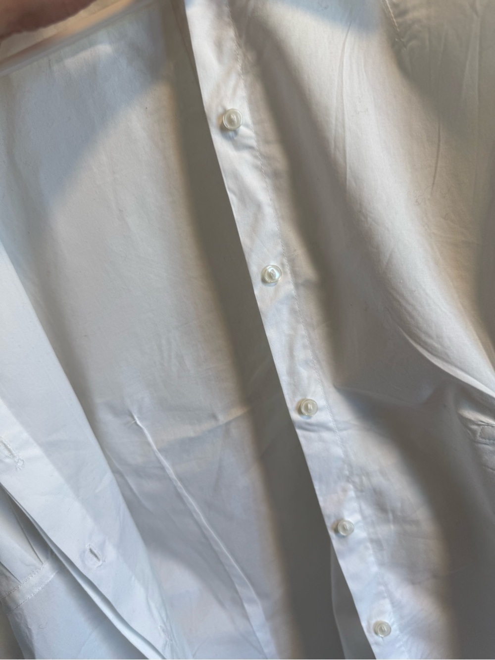 Cache White Button-Front Tailored Women's Shirt - Picture 7 of 7